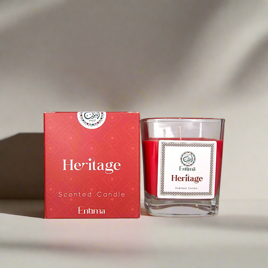scented candle and box